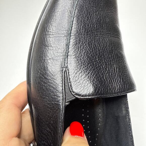 Trotters Deanne Loafer Slip-On Flat Leather Loafer Shoe SZ 8.5 Cushioned Comfort - Picture 2 of 10